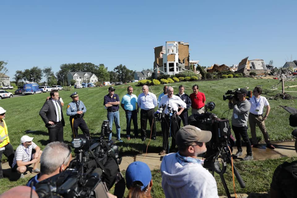 Melissa Ziobro Mulica Hill Tornado Gov Murphy Visit